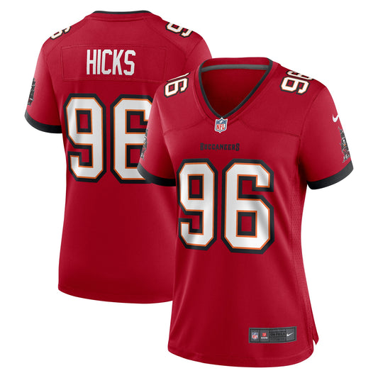 Akiem Hicks Tampa Bay Buccaneers Nike Women's Player Game Jersey - Red